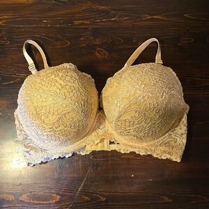 Smart & Sexy Nude Lace Bra Full-Coverage Intimates